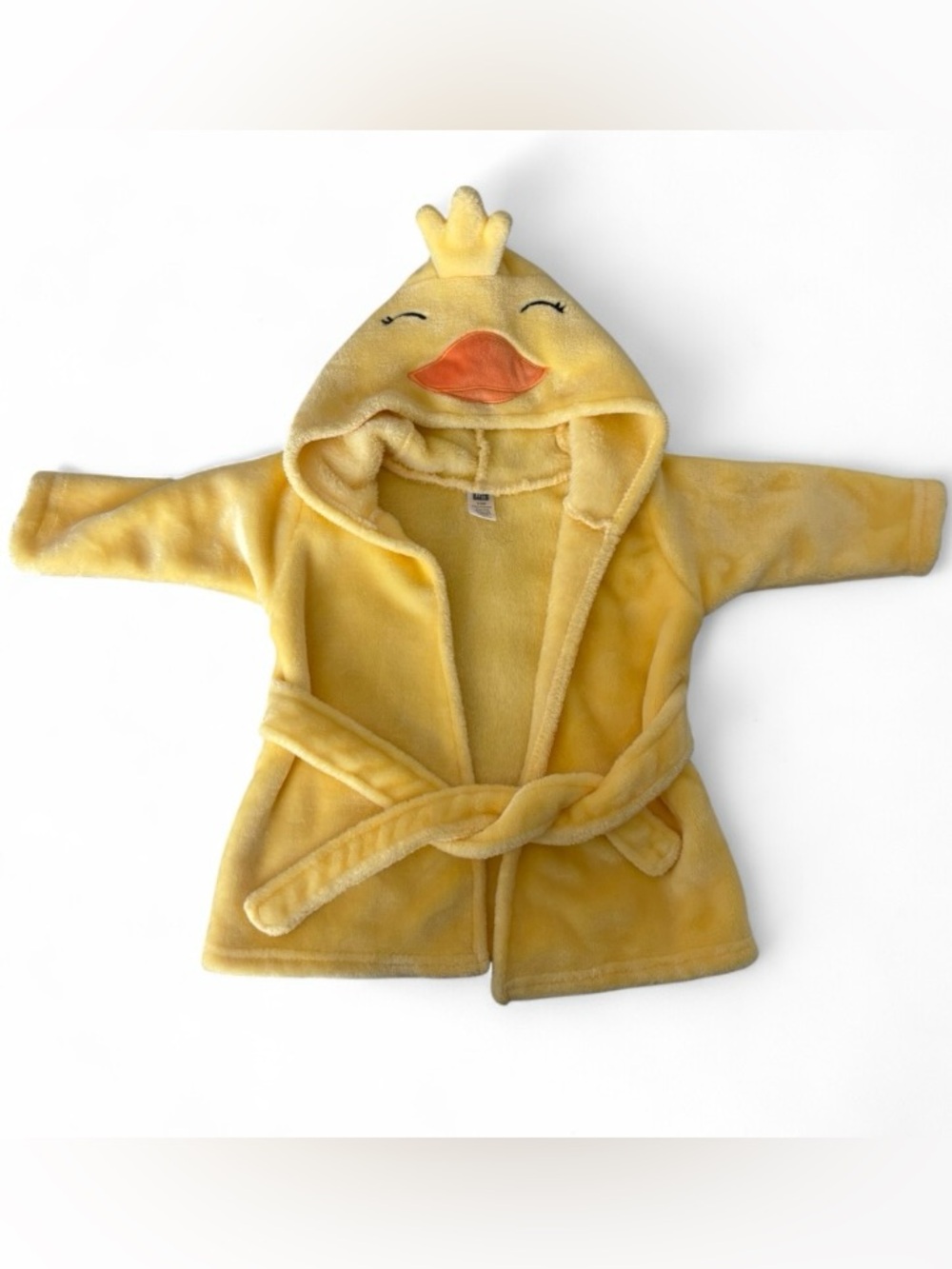 Yellow Duck Hooded Baby Pajama Robe